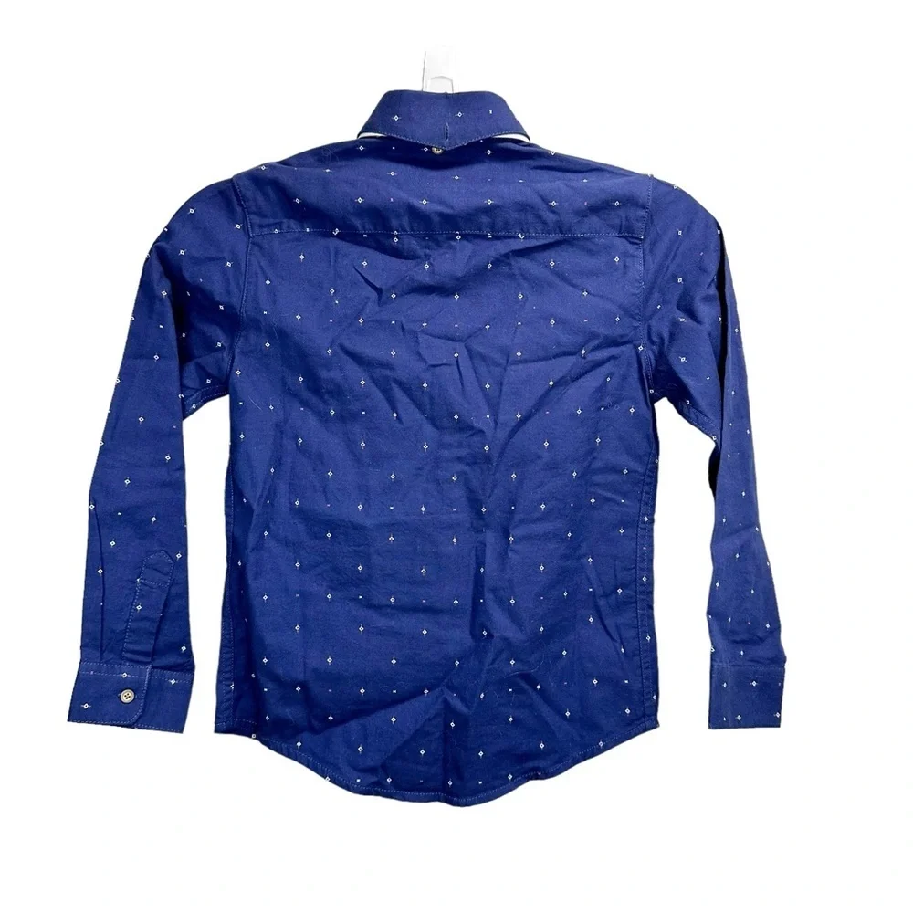 MAYORAL NUKUTAVAKE Boys Button Down Collared Long Sleeve Shirt